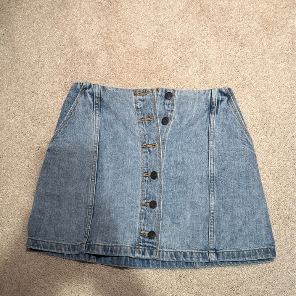 Aritzia Blue Mini Skirt Casual
